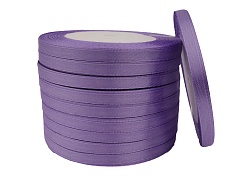 Лента атласная 0,6 см Сиреневый 23 м