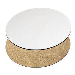 Подложка ламинированная белая 32 см , толщина 3 мм