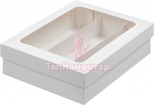 Коробка для макарон 21 см*16,5 см*5,5 см с ложементом